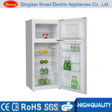 BCD-210 refrigerador de aço inoxidável casa dupla porta com bloqueio